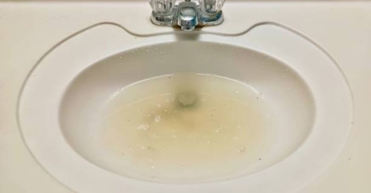 clogged sink