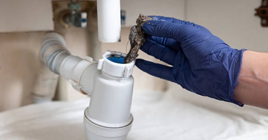 clogged drain